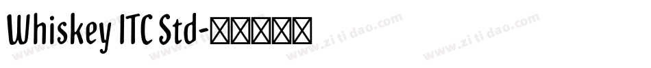 Whiskey ITC Std字体转换